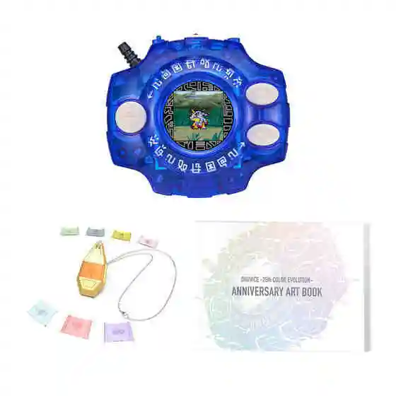 Фото Коллекционная фигурка Bandai Digivice Tyrannosaurus Machine, лимитированная серия к 25-летию, специальное издание с цветным экраном №3