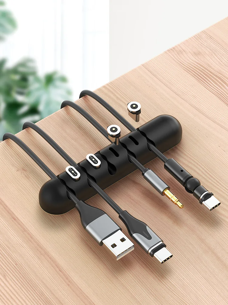 

Silicone Cable Organizer Flexible Cable Winder Management cable Clips Holder USB Cable Holder For Mouse Keyboard Earphone Car