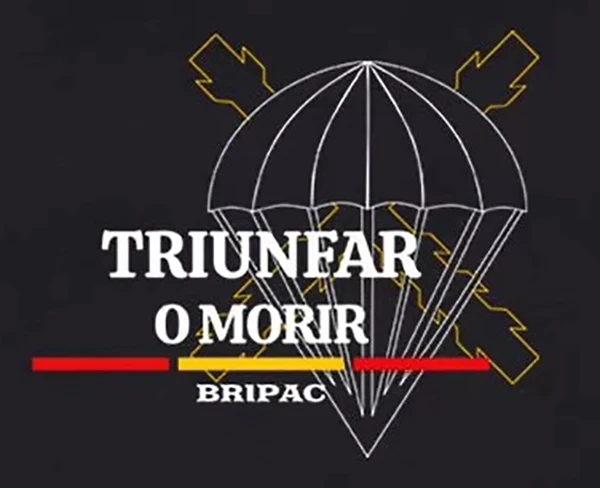 Bripac &quotTriunfar O Morir&quot Испанский десантник Brigade Tank Tablet 100% хлопок с круглым вырезом