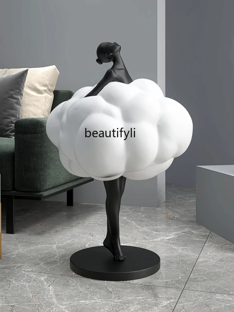 

zqCreative Girl Living Room Decoration Large Floor Housewarming Gifts