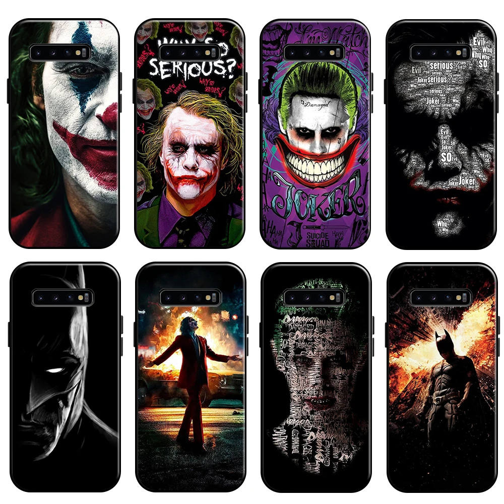 

Marvel Bat-Man Joker Clown For Samsung Galaxy S10 S10E S10 Lite S9 S8 Plus Galaxy S10 5G Phone Case Coque Carcasa Back