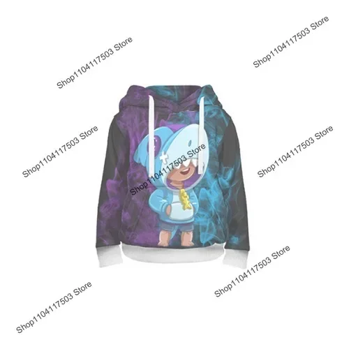 4T - 14T New Fashion Hoodies Print Men Women Children Sweatshirts Boy Girl Kenji Juju Shade Edgar Streetwear Pullover Green Tops