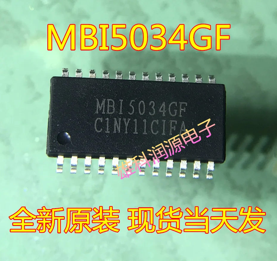 

free shipping MBI5034GF SOP-24 LEDIC 10pcs