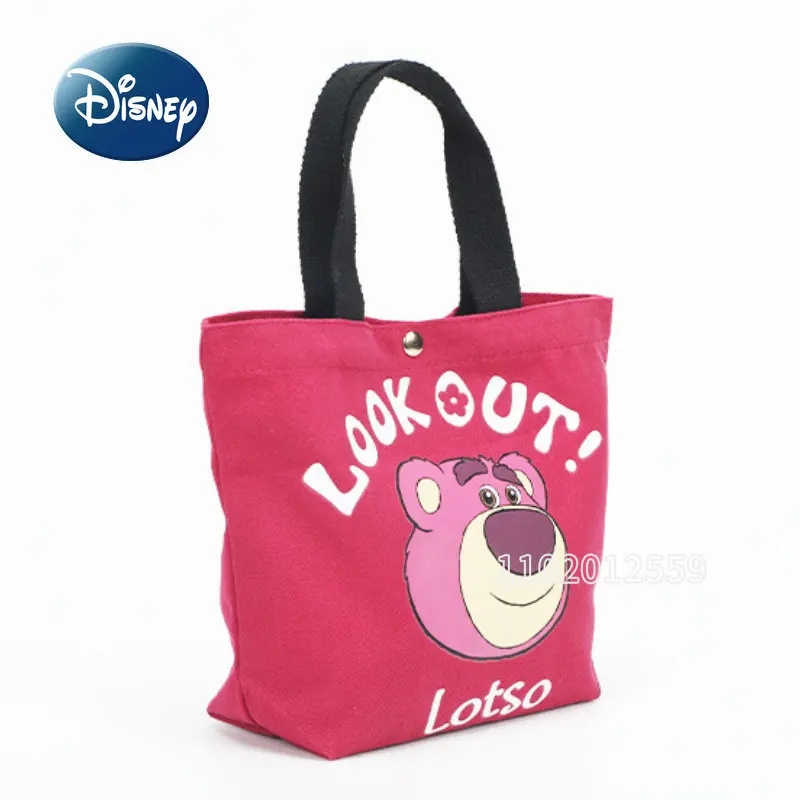 Disney's Original 2023 New Women's Handbag Cartoon Fashion Women's Bag Large Capacity Storage Bag Multi-functional Bento Bag