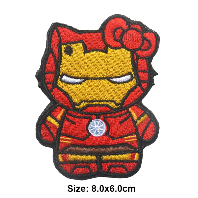 Мультяшный Кот на липучке тактическая обезьянка военный веер тактический стиль