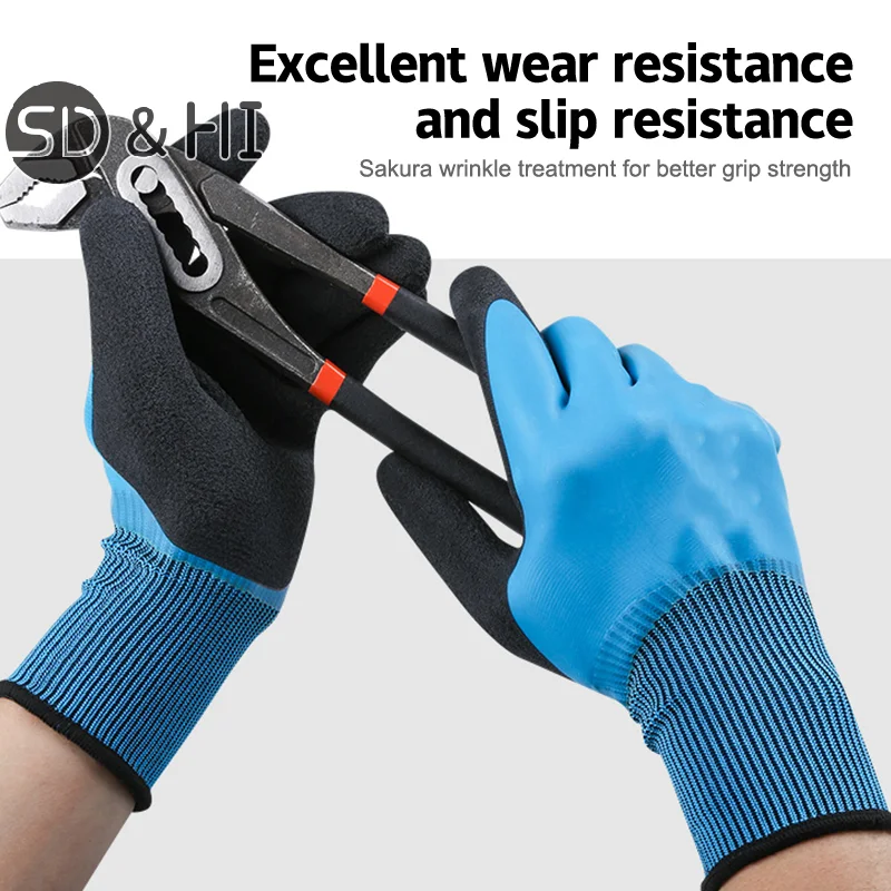 1 пара водонепроницаемых перчаток перчатки Hanwoo с ручкой для воды латексные