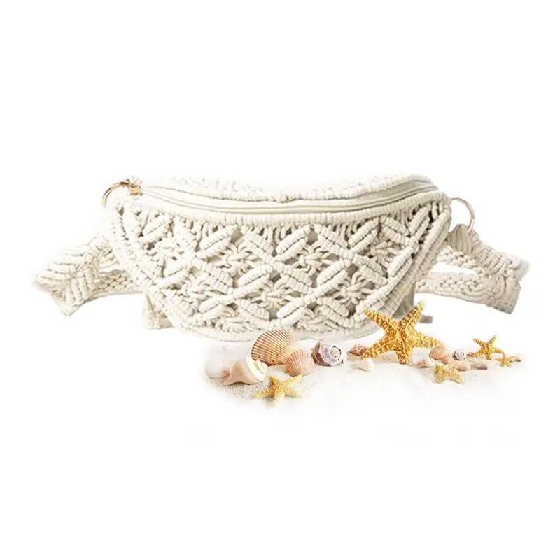 

Женская сумка-крючок, кошелек для мелочи в богемном стиле, мягкий хлопковый кошелек ручной работы для мелочи, крючком, кисточкой, богемный кошелек для девушек