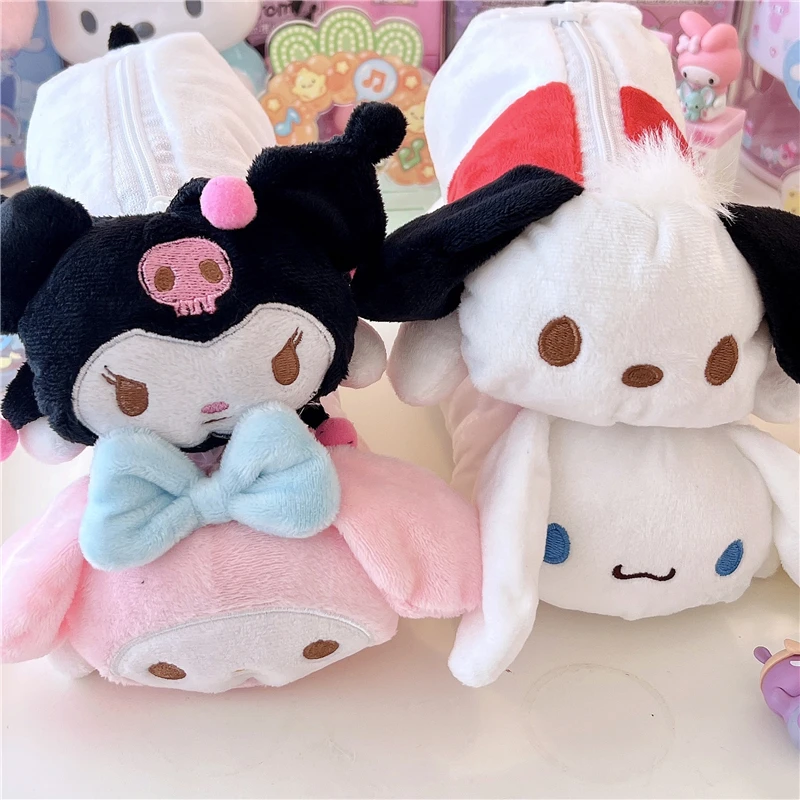 

Милый фотокарандаш, фоторучка, милый Коричный карандаш My Melody Kuromi, сумка для хранения, студенческие канцелярские сумки, детский подарок