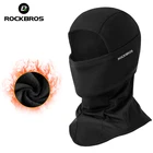 ROCKBROS зимняя велосипедная маска Лыжный шарф для лица флисовая термальная маска для лица Балаклава Рыбалка Лыжная Шапка головной убор велосипедные аксессуары
