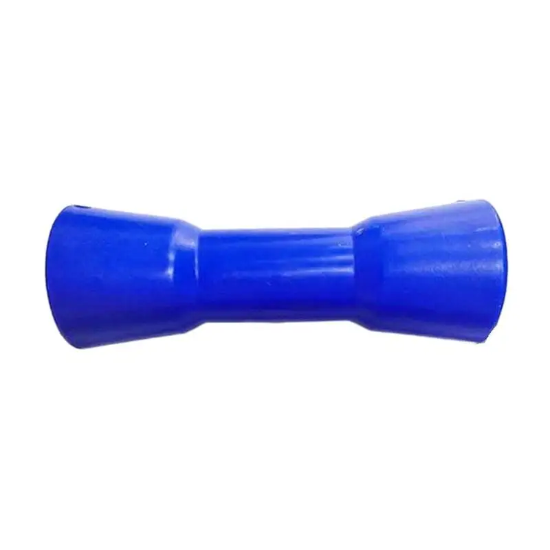 8 Inch Blue Hard Plastic Boat Trailer Roller PE 200mm Self Centering With Bolt Accessories Parts