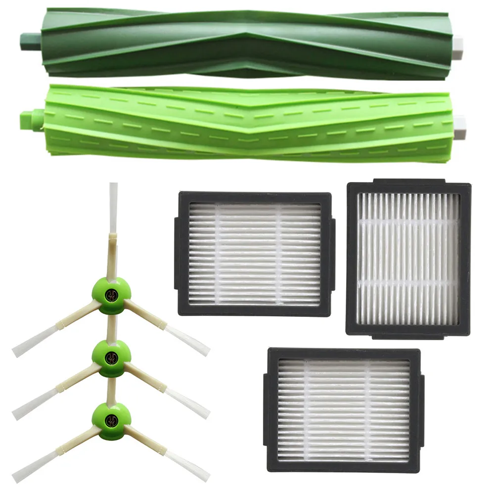

8PC/Set Hepa Filter Side Brush for iRobot Roomba i7 i7 i6 i8 i3 Plus E5 E7 E&I Series Main Brush Vacuum Cleaner Replacement