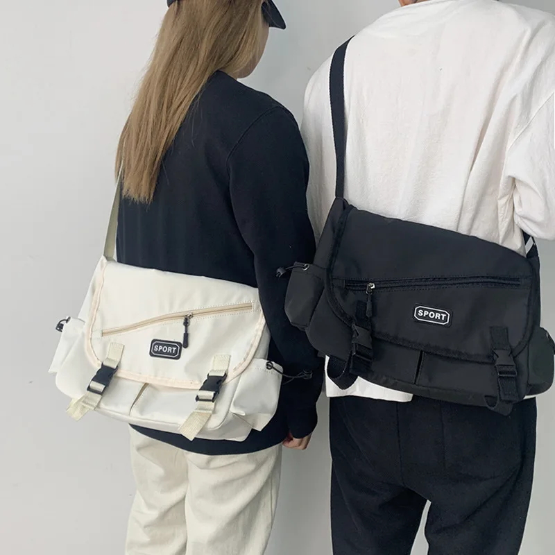 Women's Bag Oxford Cloth Bag Student Leisure Bag Large Capacity Shoulder Bag Simple Solid Color Tote Bag Canvas Bag for Women