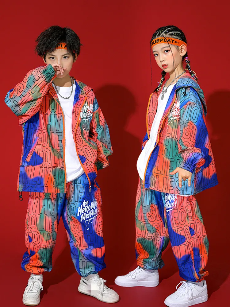 

Fashion Boys Clothing Spring Autumn Tie-Dye Print Long Sleeve Sets 3 4 6 8 10 12 13 Years Teenagers Baby Children Sports Clothes