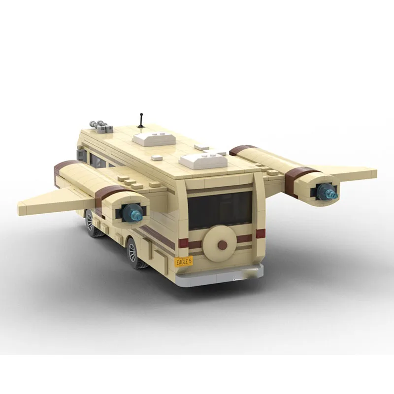 Фото Конструктор City Cars Model Moc: Модульные блоки Spaceballs Eagle 5, технологичные кубики, рождественский подарок, игрушка для самостоятельной сборки №3