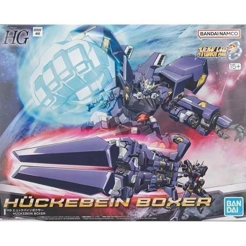 Фото Коллекционная фигурка Bandai HG RTX-011AMB Huckebein Boxer из Super Robot Taisen OG, аниме-модель, игрушка для демонстрации, в оригинальной коробке №1