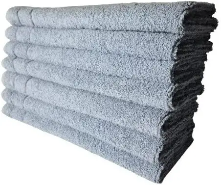 

08 Tapetes de Banheiro Antiderrapante Grosso Felpudo Paris 550g/m2 45x70cm Para Pousada - Azul Escuro