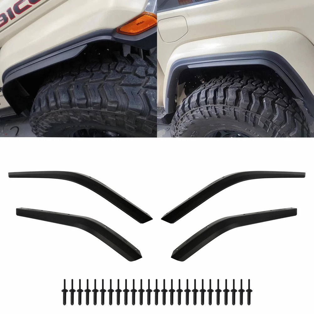 Оригинальная расширяющаяся накладка на крыло из АБС-пластика 4 шт. для Jeep Gladiator JT