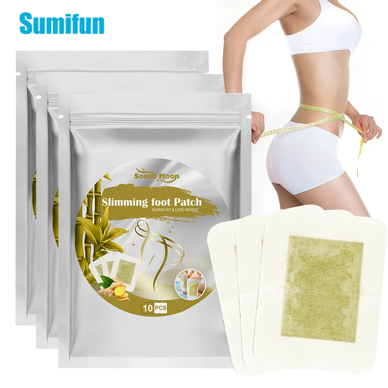 

30Pcs Detox Foot Patch Ginger Weight Loss Pads Absorb Toxins Belly Fat Burner Slimming Products Chinese Medicines Beauty Health