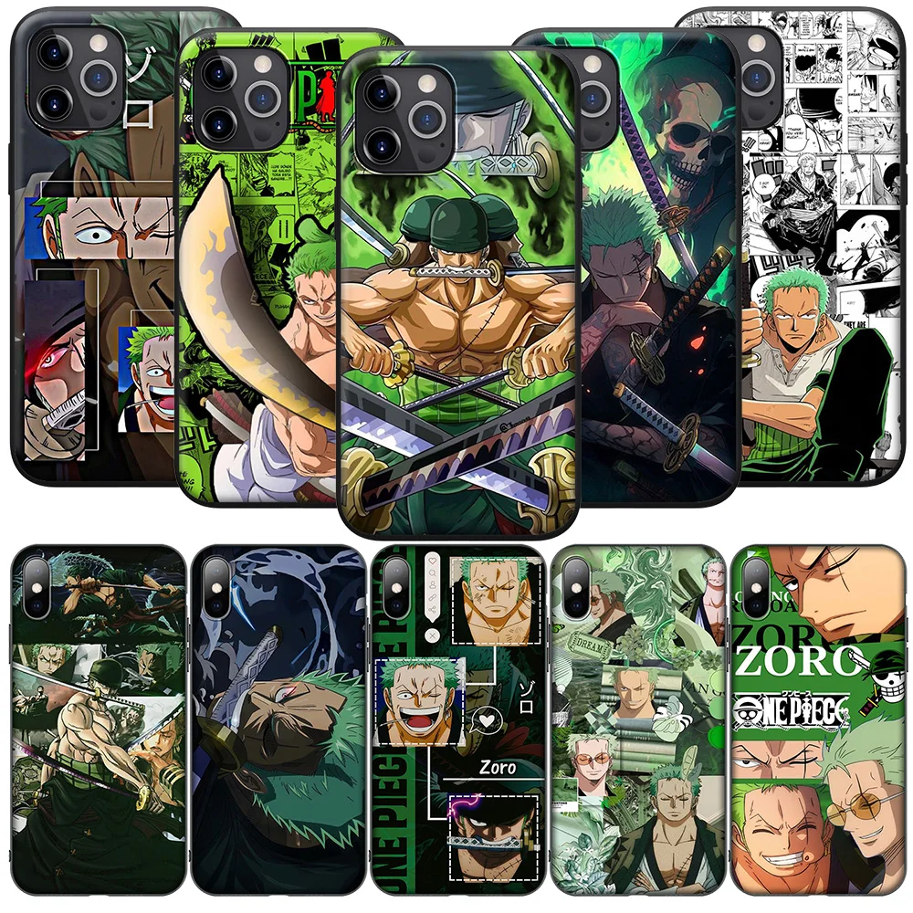 SK136 Мягкий чехол для телефона Roronoa Zoro Xiaomi Redmi Note 11 11s 10 10s 9 9s 10t 8T 8 7 6 Pro Max