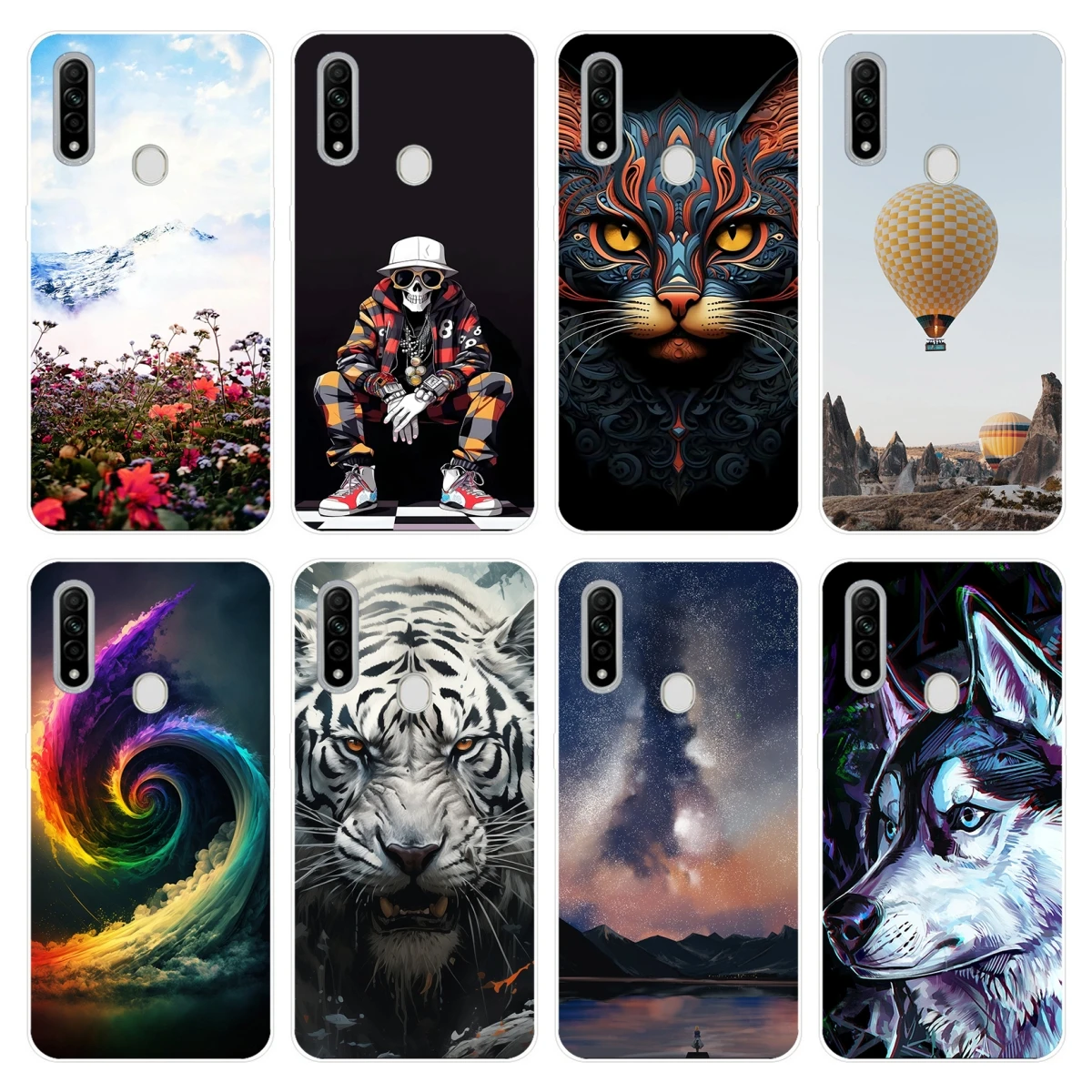 Противоударная мягкая задняя крышка из ТПУ для OPPO A31 2020 дюйма