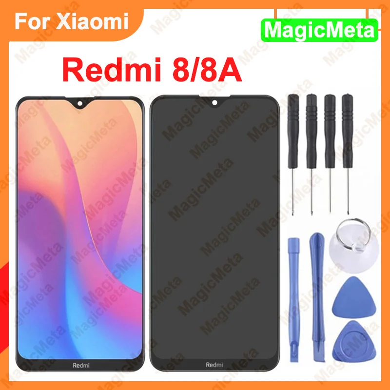 

100% протестированный экран для Xiaomi Redmi 8/8A, ЖК-дисплей с сенсорным дигитайзером в сборе для Xiaomi Redmi M1908C3IC, ЖК-дисплей, запасные части