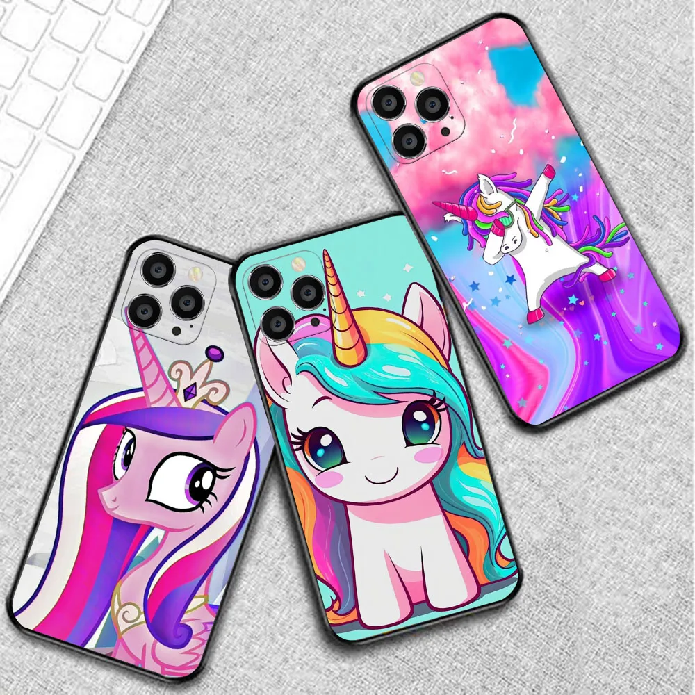 Матовый черный чехол для Xiaomi Redmi Note 9 9S 10 10S 11 11T 11S Pro Max KD-70 Pimk Unicorn