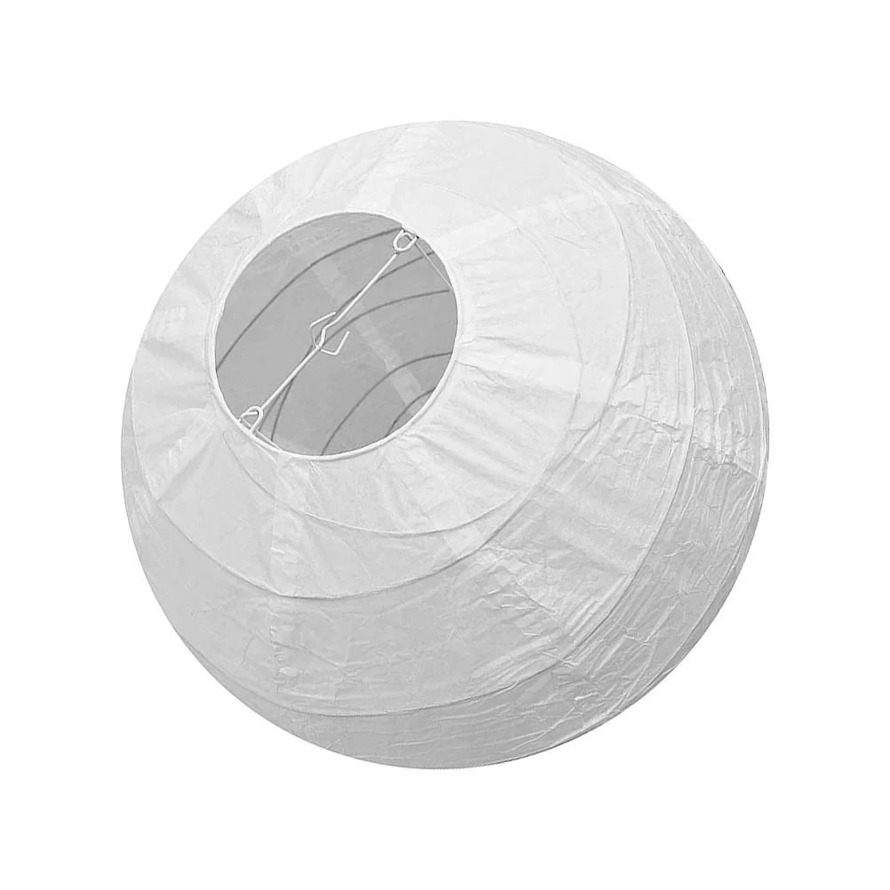 

Paper Lanterns Lantern Lamp Shade Hanging Chinese Party Round Japanese White Lampshade Cover Lampshome Decorations Lampshades