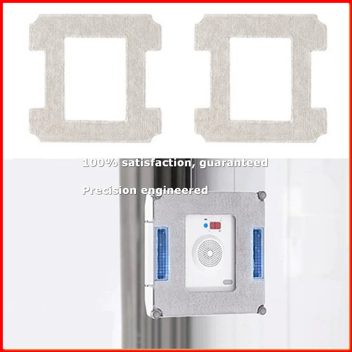 Фото Совместимые с W2 Pro / W2 Omni сменные салфетки-тряпки для робота-мойщика окон, запасные части и аксессуары, 12 шт. - ROWI №1