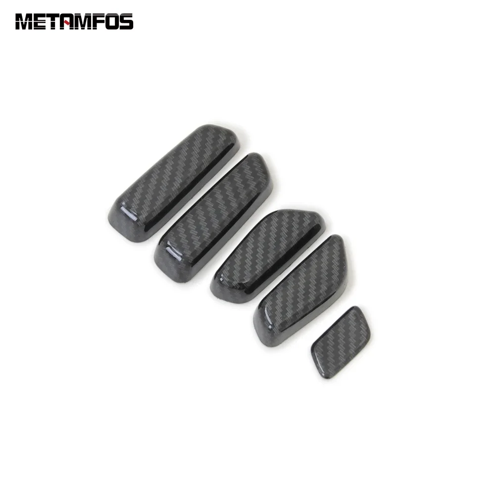 

Для Mazda CX-5 CX5 KF CX-8 CX8 2017-2023 2024 кнопки регулировки сиденья из углеродного волокна крышка молдинг отделка Аксессуары автостайлинг