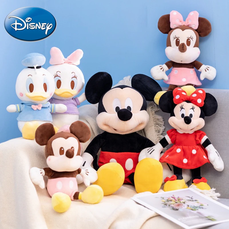 

30cm Anime Genuine Disney Mickey Mouse Minnie Mickey Donald Duck Daisy Plush Toy Doll Children toy Birthday Christmas Gift New
