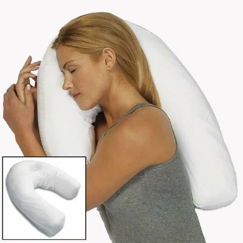 

Plus Side Sleeper Pillow U Shaped Sleep Waist Support Pillows Neck And Back Hold Spine Protection For Side Sleeping