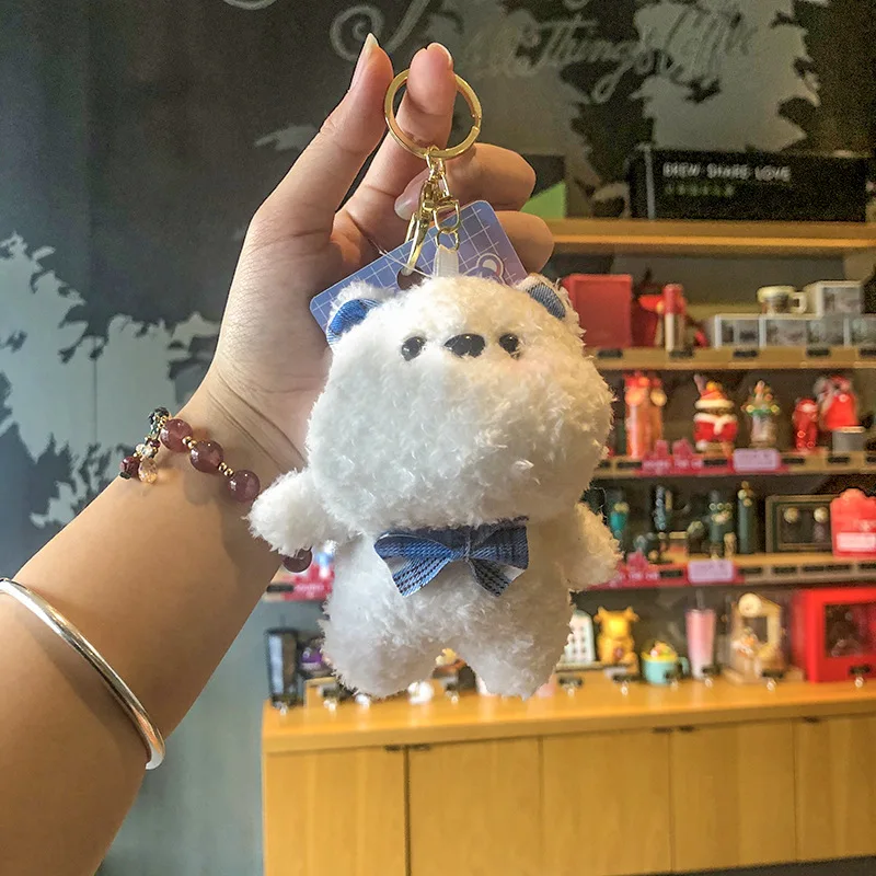 Милый нежный полый медведь кошка украшение кукла подвеска Забавный брелок день