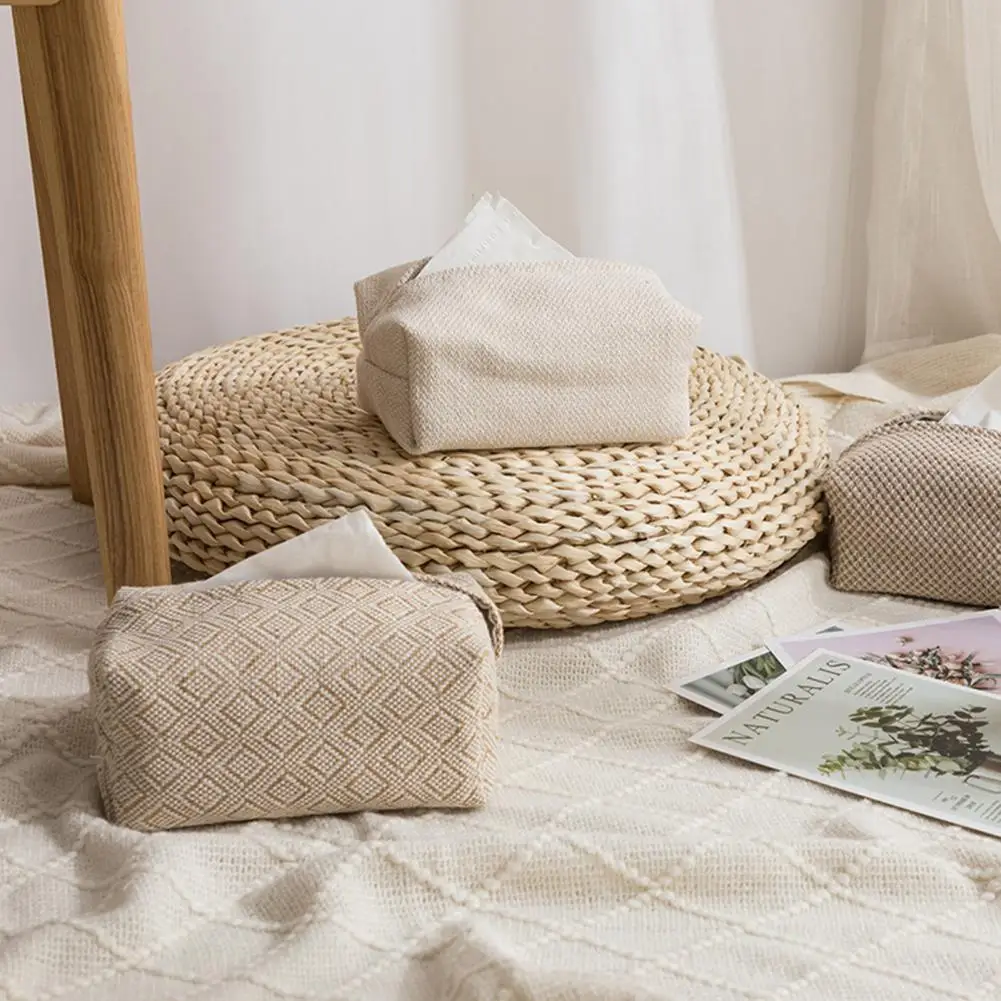 Коробка для салфеток полезный контейнер из полиэстера подставка гостиной