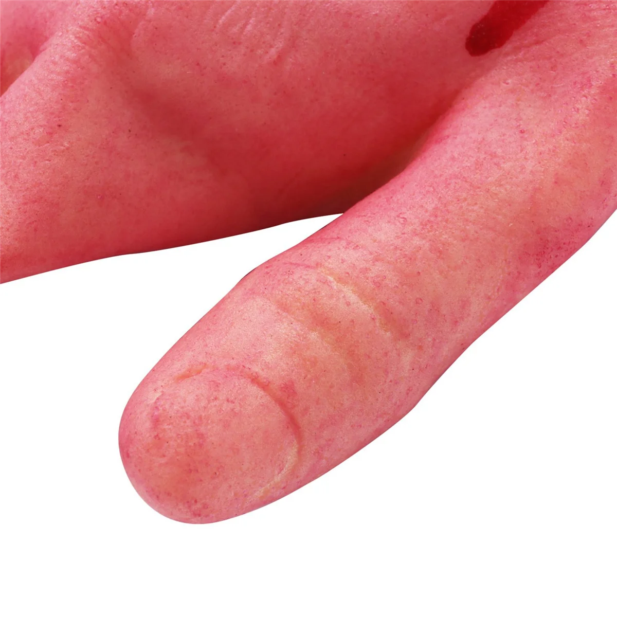 

Кровавый ужас, страшный реквизит на Хэллоуин, поддельный разрезанный ручной домик в натуральную величину 19x10,5 см