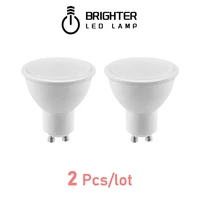 super bright led spotlight gu10 3w 8w lighting bulb 220v 240v 2pcslot indoor lighting high lumen warm white light
