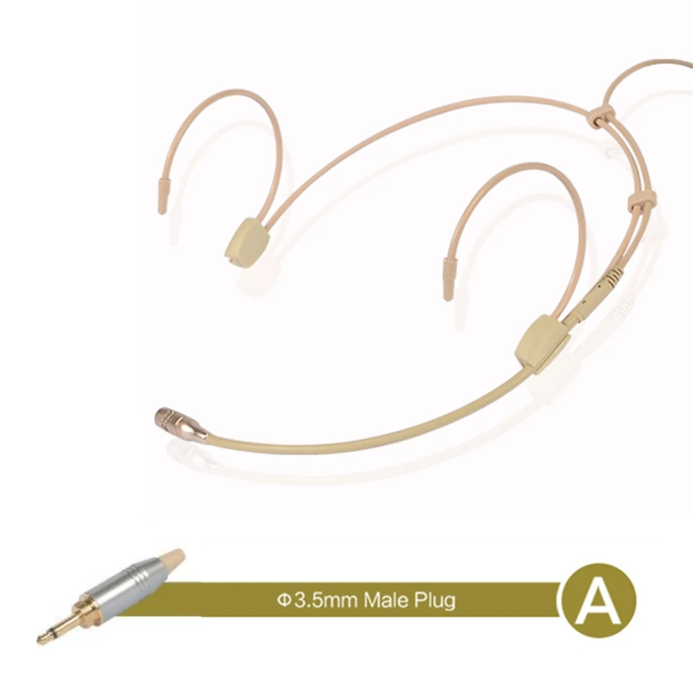 

Cardioid Earhook Headworn Headset Microphone For Sennheiser For DH-F06S Wireless Steel Ear-hang Lightweight Hidden Mic