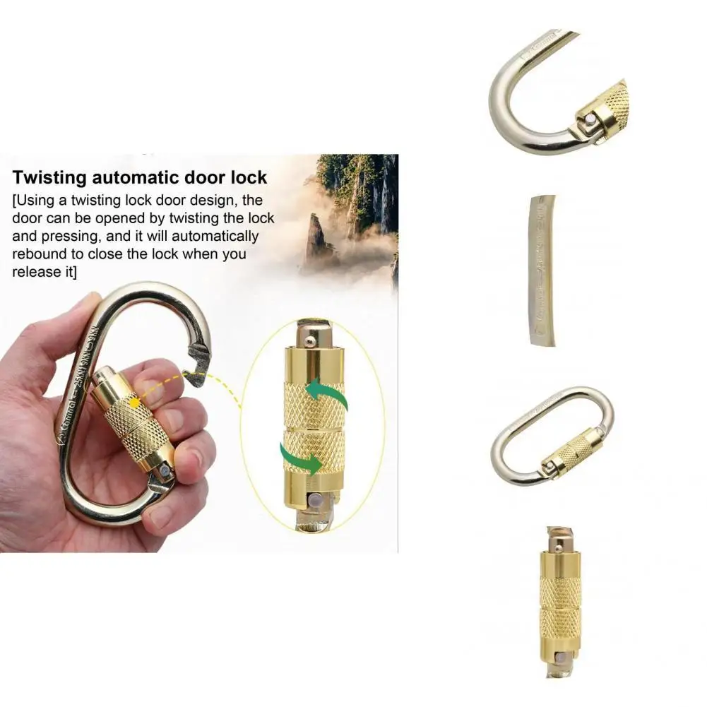 

Ссветильник практичный пружинный крючок для ворот для альпинизма зажимы из сплава и стали надежные для альпинизма