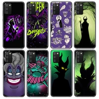 anime maleficent cartoon cover for samsung galaxy a52s a72 a71 a52 a51 a12 a32 a21s a73 a13 a53 4g 5g tpu black phone case coque