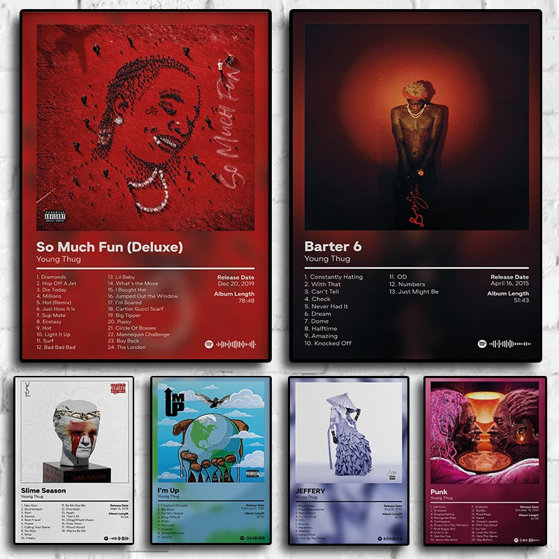 Классическая обложка альбома с распылителем для музыки печать на холсте без рамы