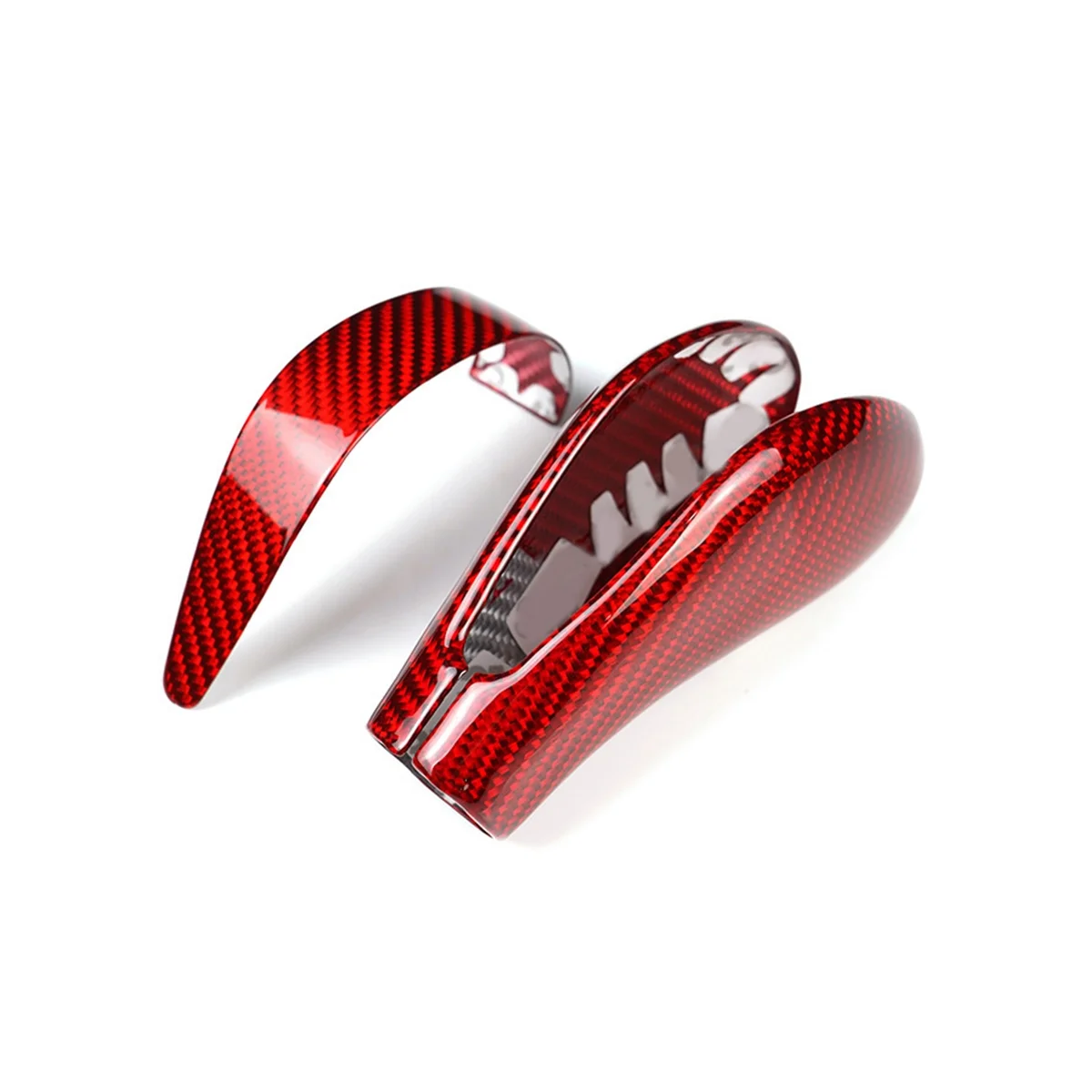 

Накладка на ручку переключения передач из настоящего углеродного волокна, отделка для центральной консоли автомобиля, внутреннее украшение для Porsche Cayenne 2004 -2009 (красный)