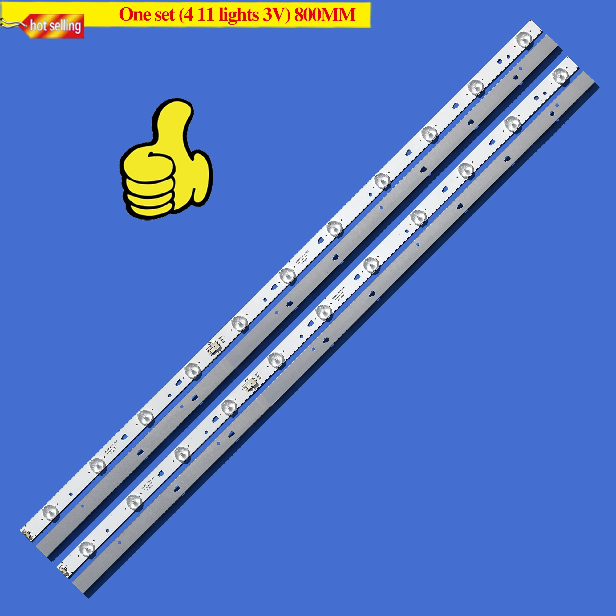 

LED Backlight strip 11 Lamp for Haier LE40F3000W LED40D11-ZC14-03(B) 03(A) 03 LT-40E71(A) LK400D3HC34J Lsc400Hn01 LT-40C540