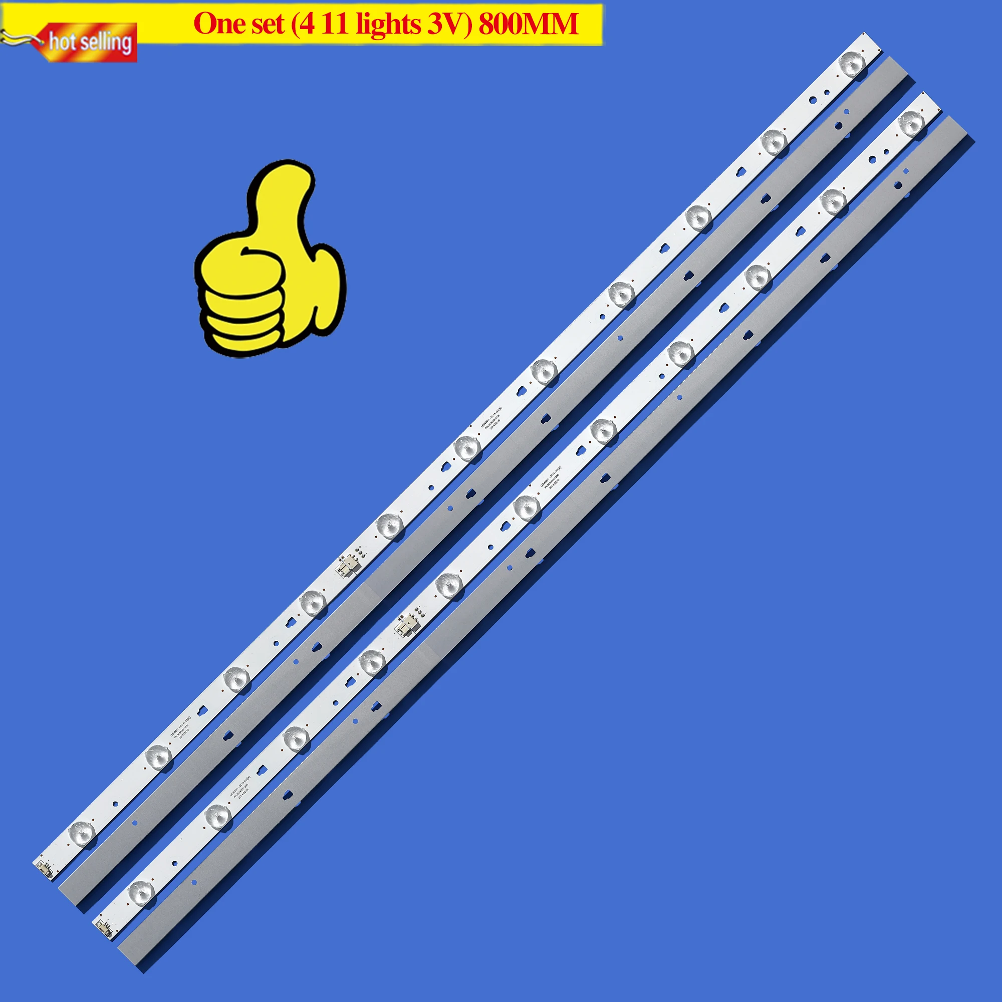 

NEW For LE40F3000W LED40D11-ZC14-03(B) LK400D3HC34J Led backlight JVC LT-40E71(A) 30340011206 1set=4pieces 11lamps