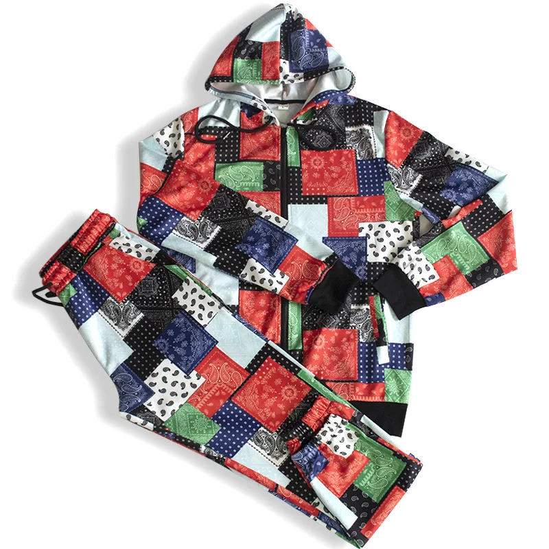 

2022 Gothic Men's Sweatsuit Hoodie Stretch Training SportsWear Sweatpants Sport Set Clothing Outfits Jogger CASUAL Clothing