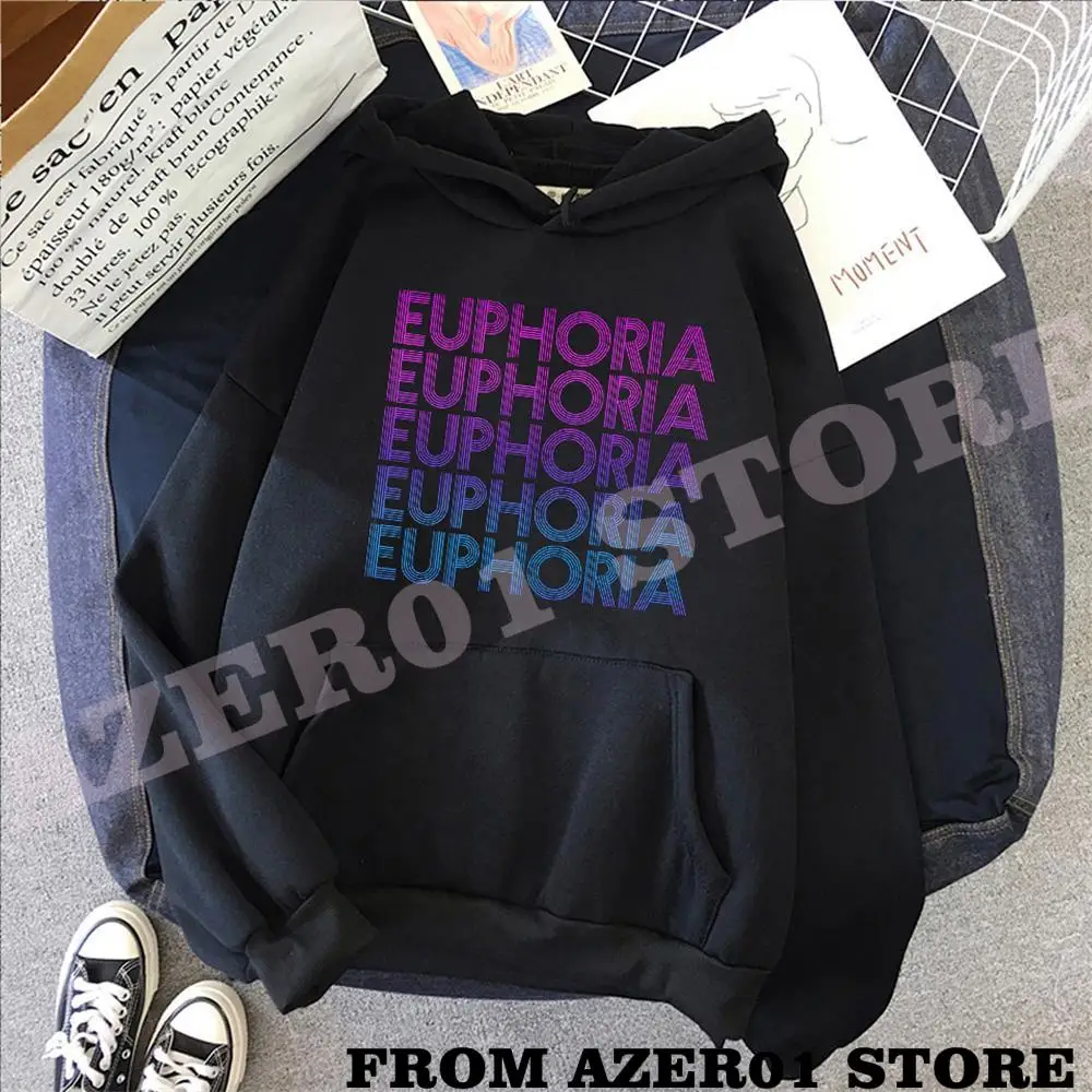 Euphoria TV serial Hoodie Merch Hoodies Winter Men/Women Hooded Sweet Streetwear The Hooded Long Sleeve