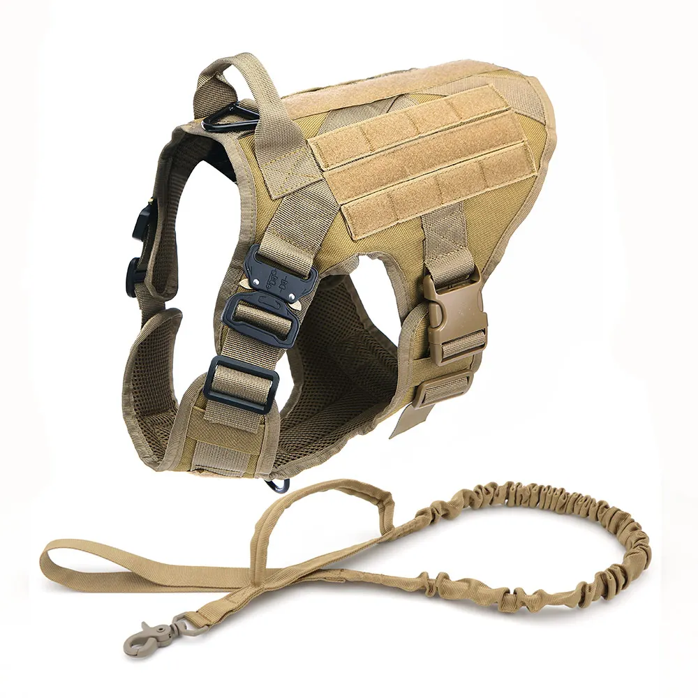 

Военная шлейка для больших собак, тренировочный жилет для немецкой овчарки K9, малициана, тактическая поводок для собак