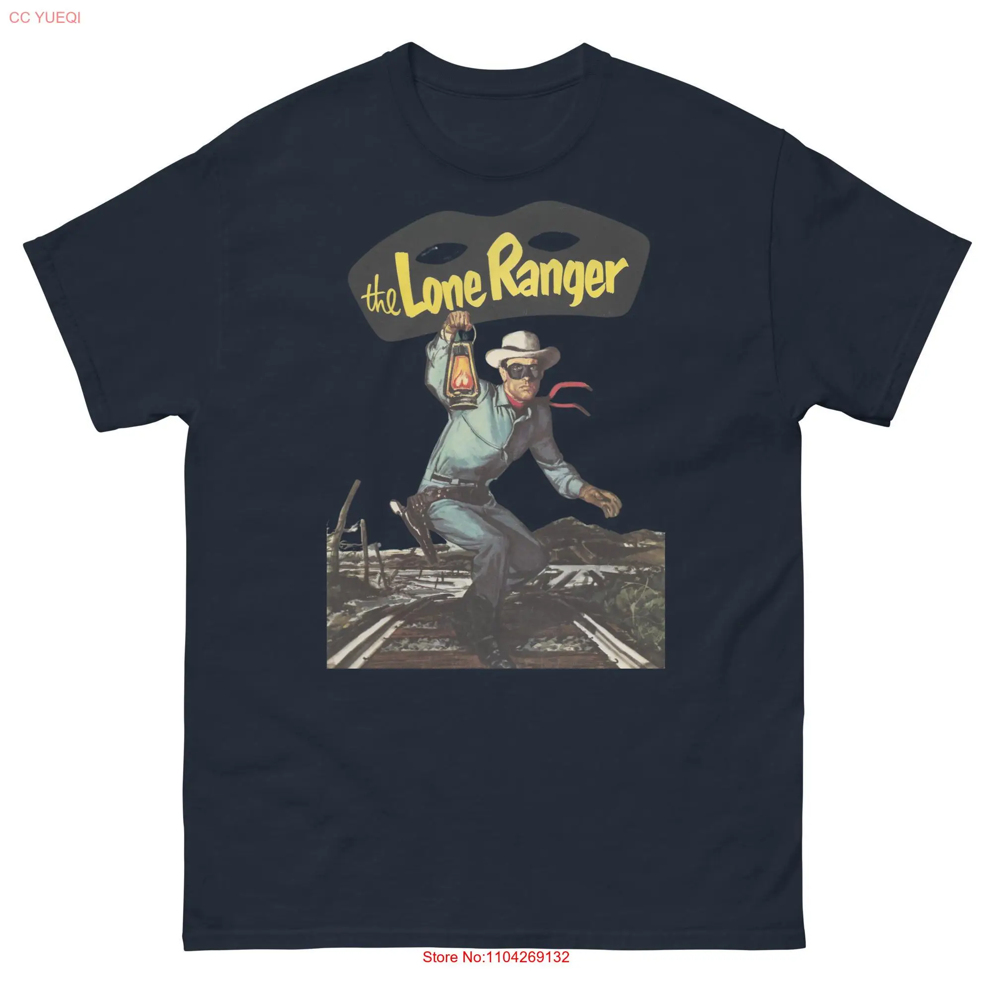 Винтажная футболка Yee Haw из телешоу для ковбоев Lone Ranger с длинными или короткими