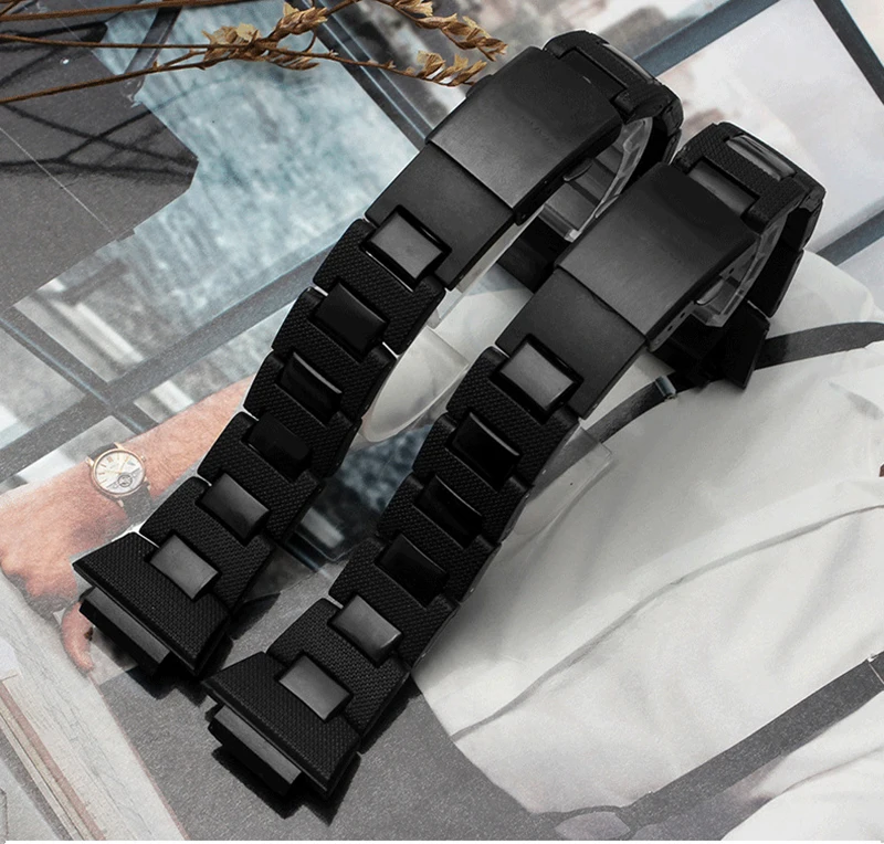 

PVC Watch Band for Casio G-SHOCK for DW-6900 for DW9600 for DW5600 for GW-M5610 Plastic Steel WatchStrap Light Weight