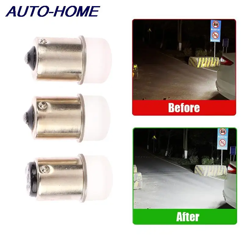 

1*Auto Universal Reverse Turn Signal Lamp Brake White DC12V Innovative And Practical 5W LED 1157 High Bright Car Light 1156 Bulb