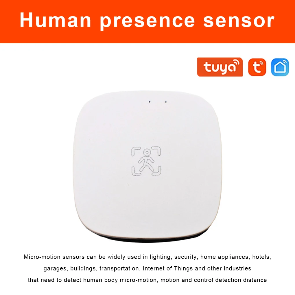 

Smart Life Zigbee Human Presence Detector Tuya Wifi MmWave Radar Pir Montion Sensor With Luminance Detection For Alexa, Google