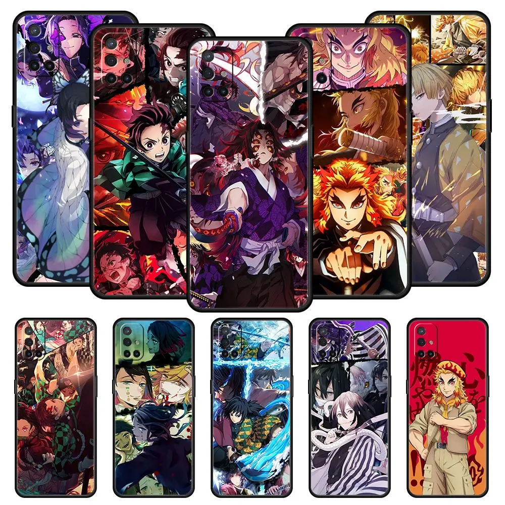 

Demon Slayer Ghost Anime Cover For OnePlus 9 Pro 9T 9R 9RT 8T 8 7 6T 7T Z 5G Shell OnePlus Nord 2 CE N200 N10 5G N100 Phone Case